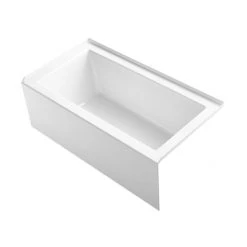 Kohler Underscore 60" Soaking Bathtub for Three Wall Alcove Installation with Right Drain