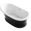 Kohler Artifacts 66" Free Standing Cast Iron Soaking Tub with Center Drain - Base Sold Separately