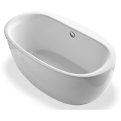 Kohler Sunstruck 60" Soaking Bathtub for Freestanding Installations with Center Drain