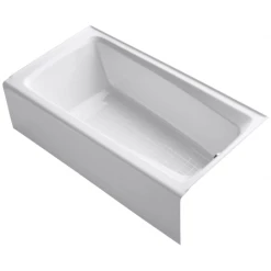 Kohler Mendota Collection 60" Alcove Three Wall Soaking Bathtub with Right Hand Drain