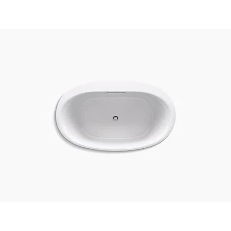 Kohler Underscore 60" Drop-In Soaking Bathtub with Center Drain and VibrAcoustic Technology - Image 2