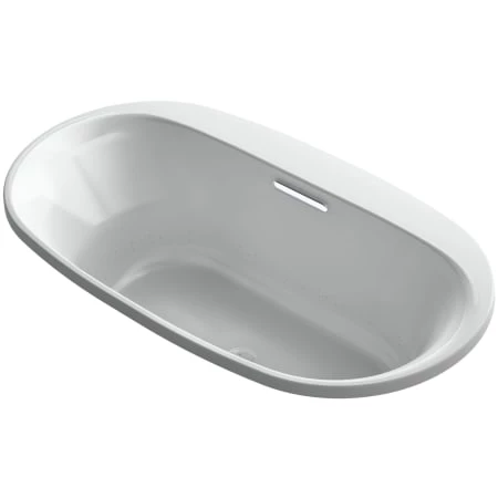 Kohler Underscore Oval 66" Drop In Acrylic Air Tub with Center Drain and Overflow