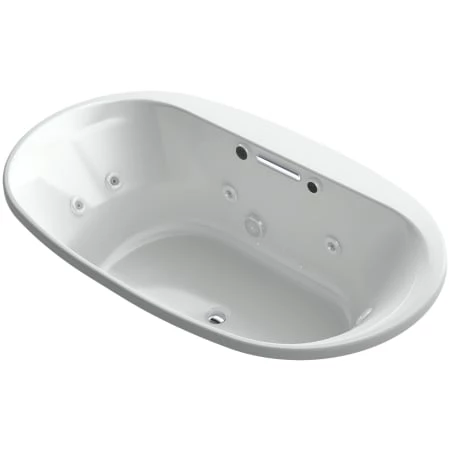 Kohler Underscore Oval 72" Drop In Acrylic Air / Whirlpool Tub with Center Drain and Overflow