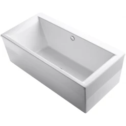 Kohler Stargaze 72" Free Standing Bath Tub with Lumbar Support and Center Drain
