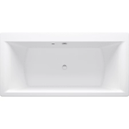 Kohler Stargaze 72" x 36" Freestanding Bath with Bask Heated Surface, Fluted Shroud and Center Drain - Image 2