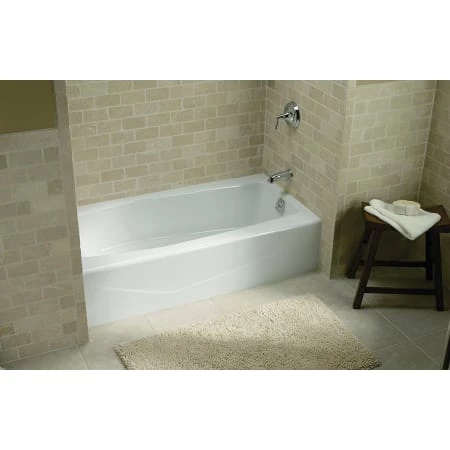 Kohler Villager Collection 60" Cast Iron Soaking Bathtub for Three Wall Alcove Installations with Right Hand Drain - Image 6