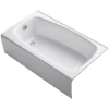 Kohler Seaforth Collection 54" Three Wall Alcove Seaforth Bath Tub with Left Hand Drain
