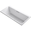 Kohler 66" Drop In Soaking Bath Tub with Center Drain from the Reve Collection