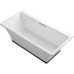 Kohler 67" x 31.5" Freestanding Soaking Tub with Center Drain from the Reve Collection