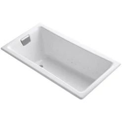 Kohler Tea-For-Two 60" Drop In Cast Iron Air Tub with Reversible Drain and Overflow