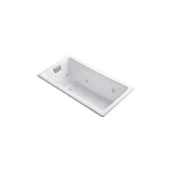 Kohler Tea-For-Two 60" Drop In, Undermount Acrylic Experience Tub with Reversible Drain and Overflow