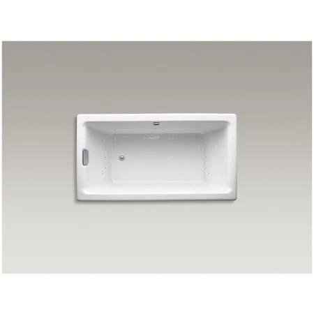 Kohler Tea-For-Two 66" Drop In Cast Iron Air Tub with Reversible Drain and Overflow - Image 2