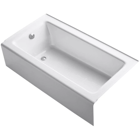 Kohler Bellwether Collection 60" Three Wall Alcove Bath Tub with Integral Apron and Left Hand Drain